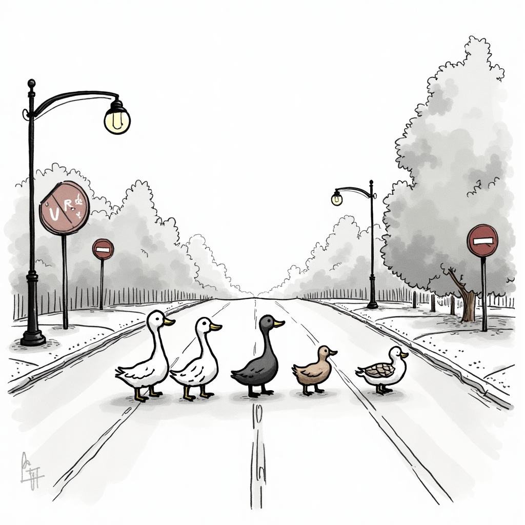 "Even the ducks are weighing in on Bremerton's traffic plans!"