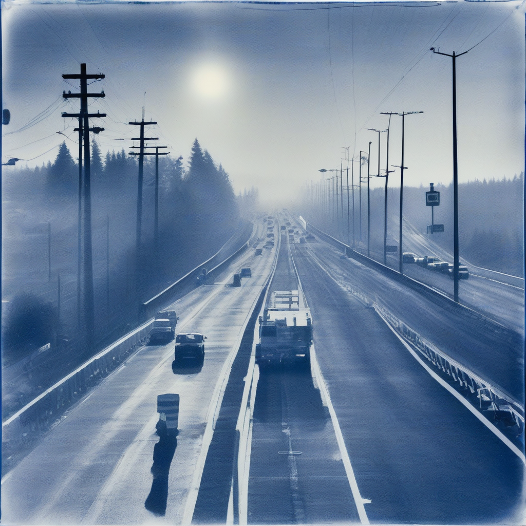 SR 4 Westbound Lane Closed for Gas Work